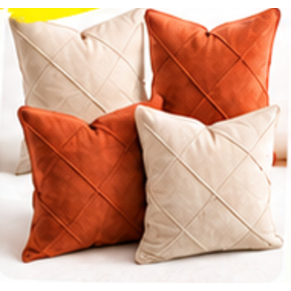 Kit 4 Capas de Almofada Suede 40x40 cm Decorativa Sofá Sala
